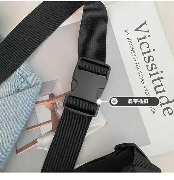 Design Minimalist Black Hobo Crossbody Bag - 10
