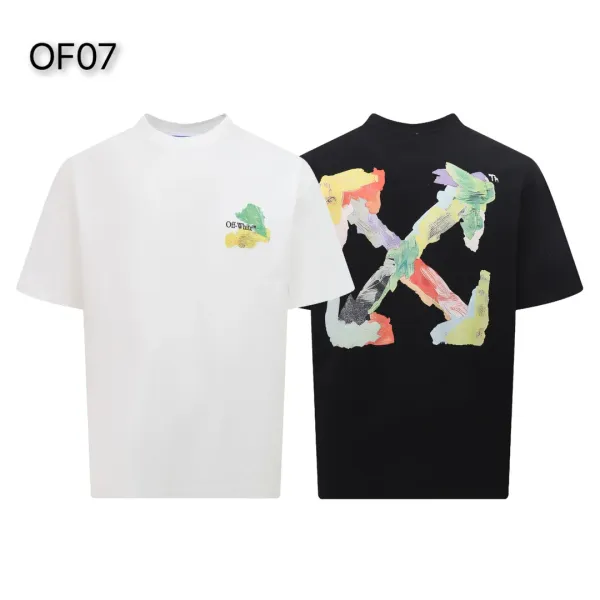 Off-White Mona Lisa Tape Print T-Shirt White and Black - 10