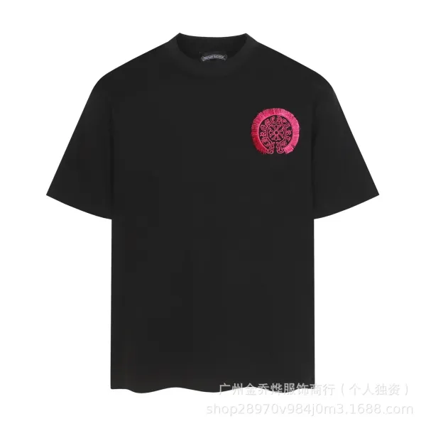 Chrome Hearts Embroidered Circle Logo White T-Shirt - 5