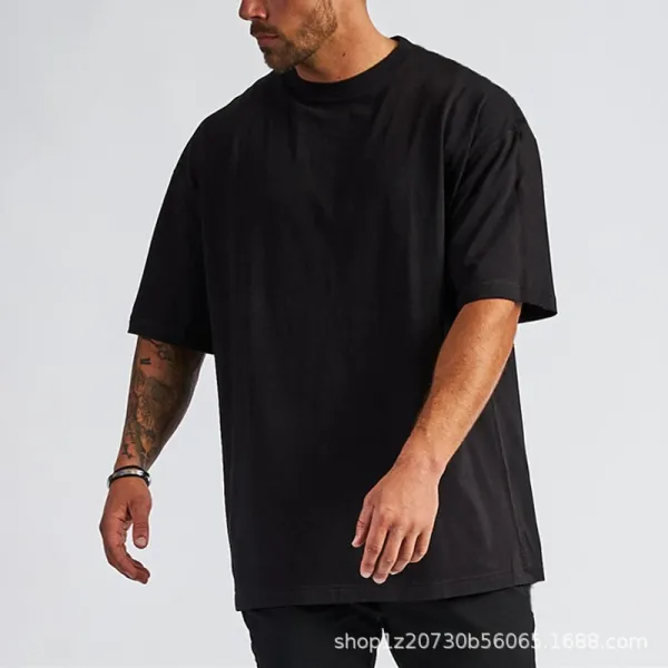Design Oversized Plain White T-Shirt Tops.t Shirts - 7