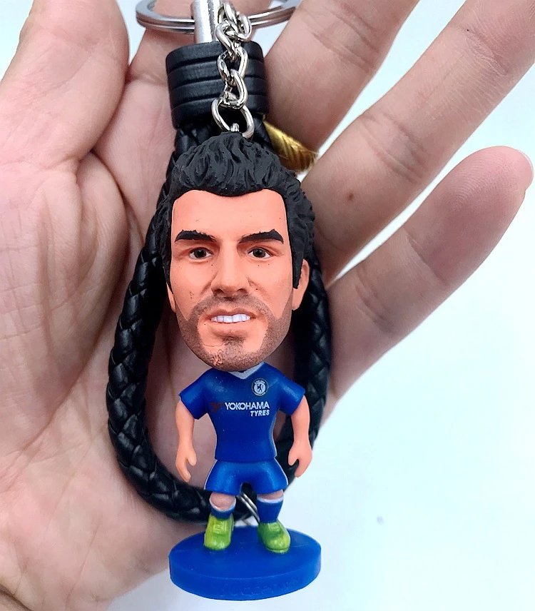 Design PVC Football Player Keychain Set Multicolor Accessories - 13