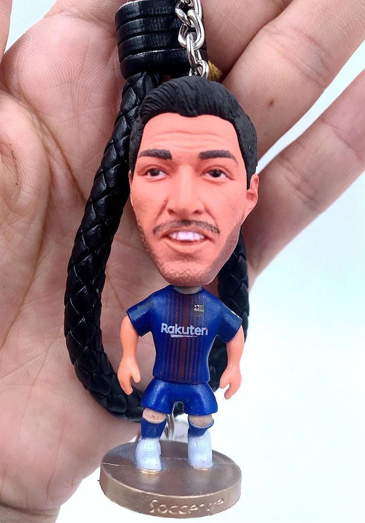 Design PVC Football Player Keychain Set Multicolor Accessories - 20