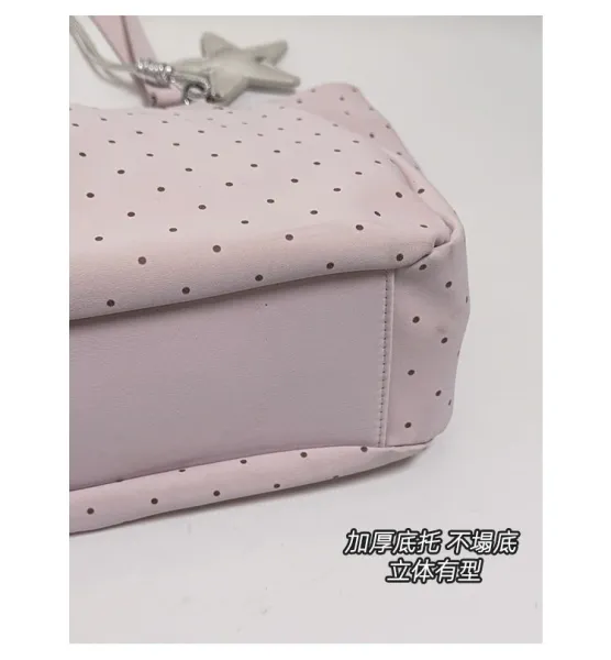 Design Polka Dot Tote Bag White - 11