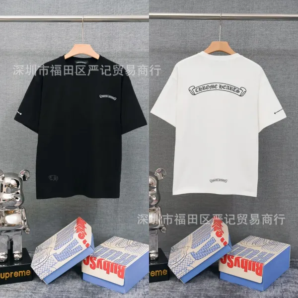Chrome Hearts American Flag Graphic T-Shirt Black - 26