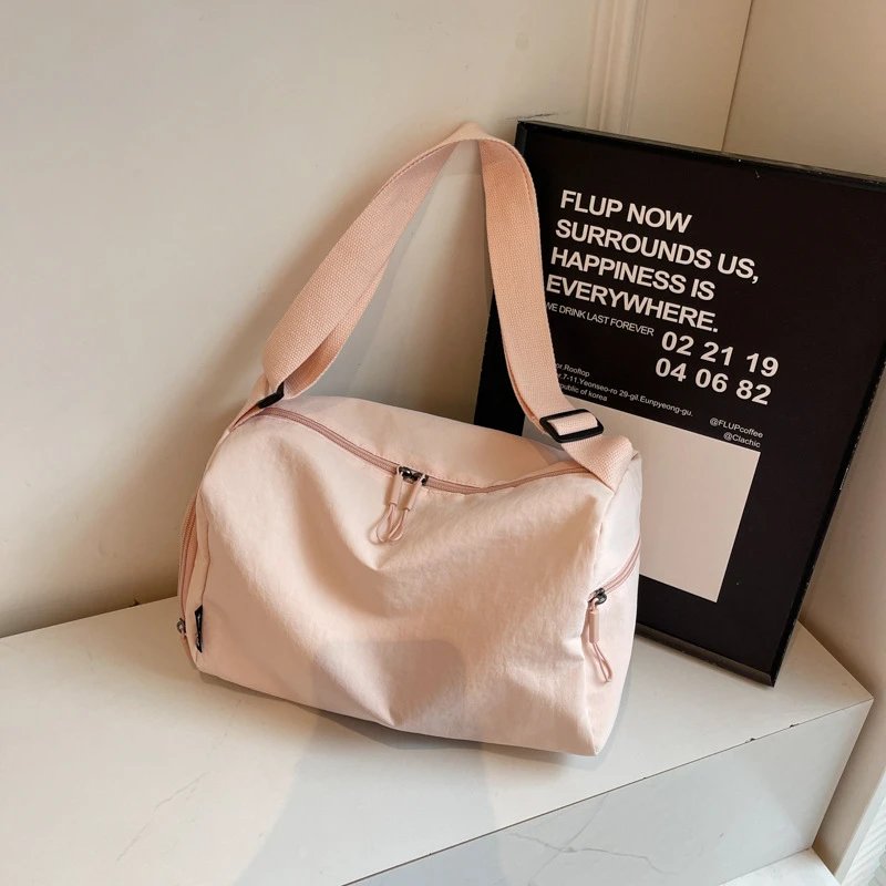 Design Duffle Bag Pastel Pink Travel Bag
