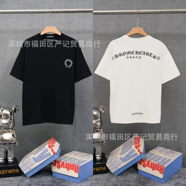Chrome Hearts American Flag Graphic T-Shirt Black - 32