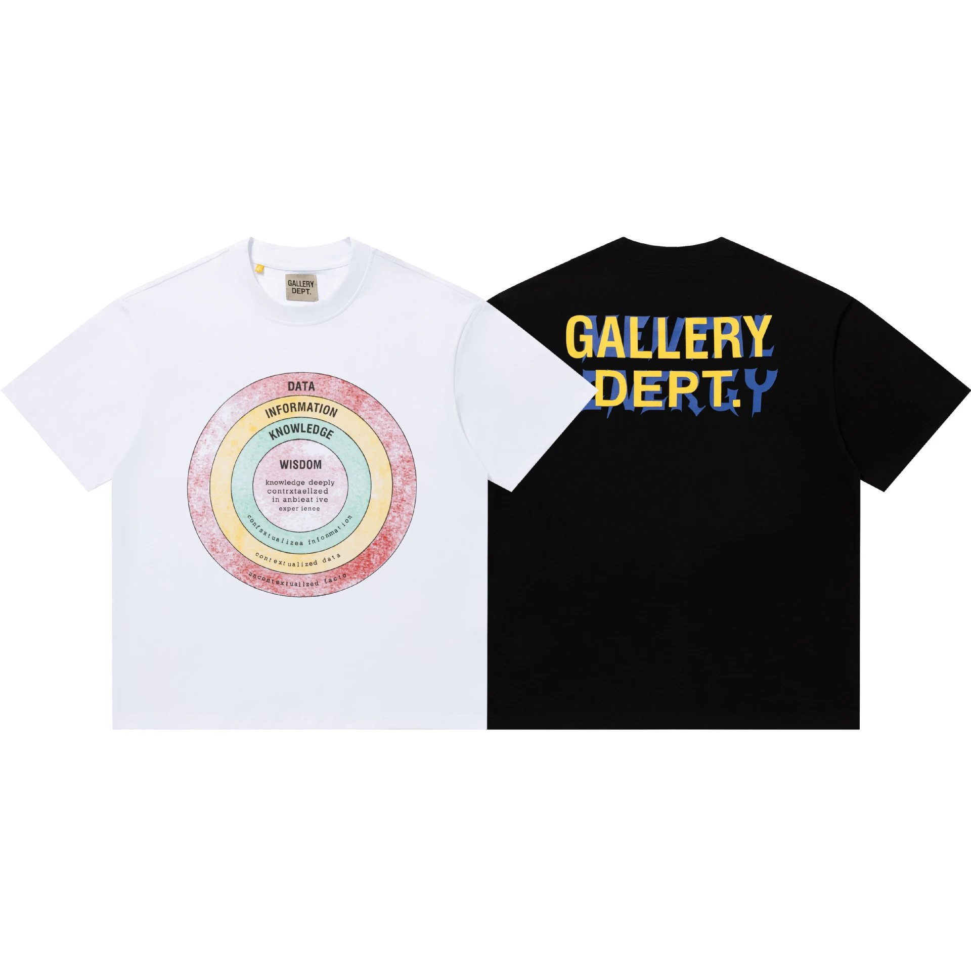 Gallery Dept. Data to Wisdom Graphic T-Shirt Black - 2