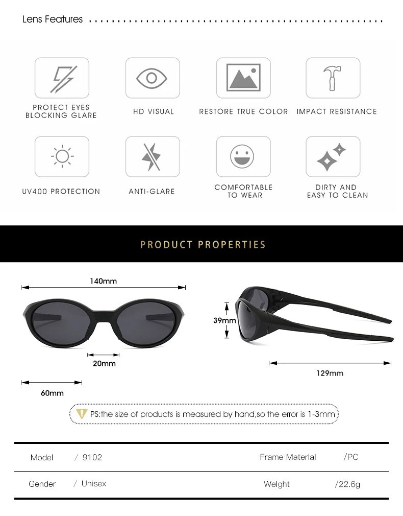 Design Sporty Wraparound Sunglasses Black / Red - 4