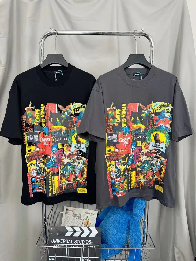 WETIDONE T-Shirts Short-Sleeve Crewneck product detail image 38