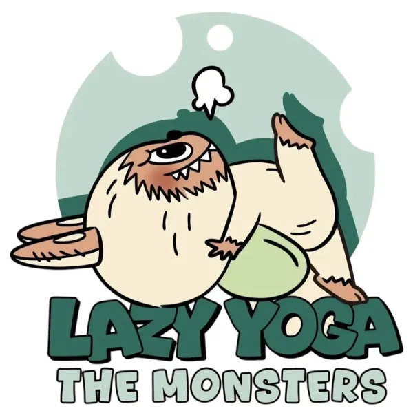 Design Lazy Yoga The Monsters Graphic T-Shirt T-Shirts - 1