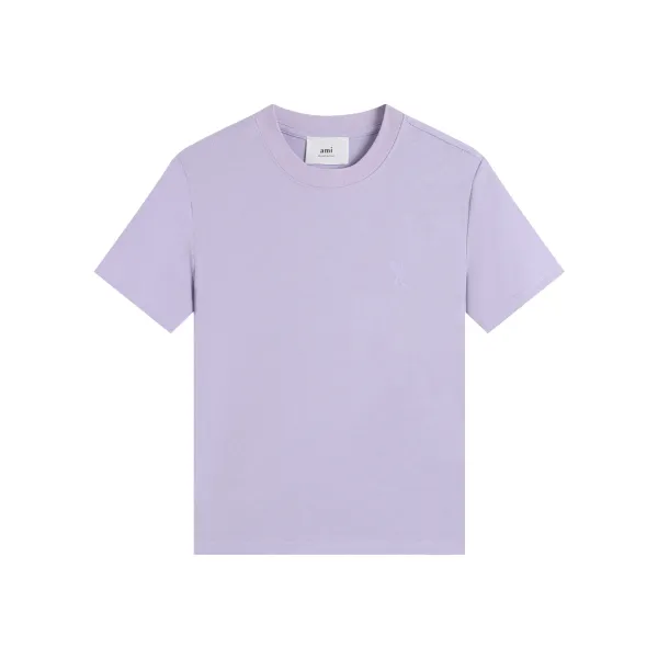 AMI Paris Classic Heart Logo Beige T-Shirt - 23