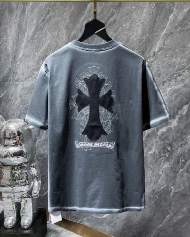Chrome Hearts Multicolor Cross Flower Print T-Shirt - 19