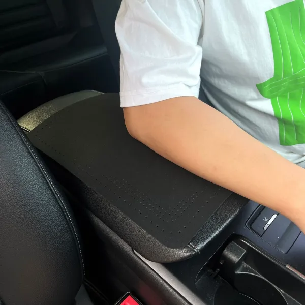 Design Car Center Console Armrest Pad Black Automotive Accessory Electronics - 28
