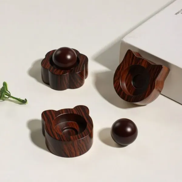 Design Wooden Aroma Diffuser Set Natural Wood Perfume - 8