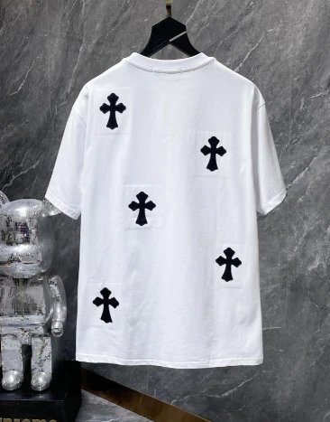 Chrome Hearts Multicolor Cross Flower Print T-Shirt - 39