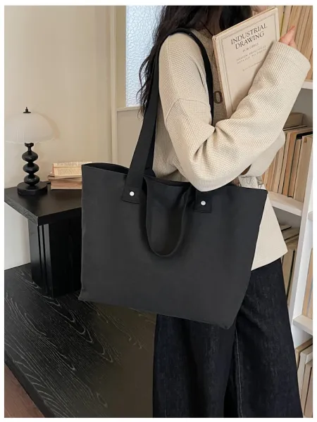 Design Canvas Tote Bag Olive Green Tote Bag - 31