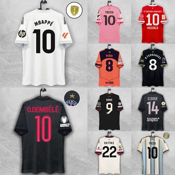 2526 Paris Barcelona Chelsea jersey Yamal Dembele Arsenal Manchester City Real Madrid national team short sleeved