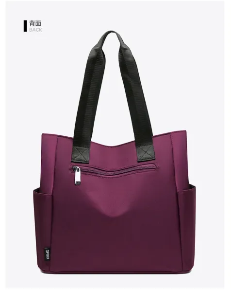 Design Tote Bag Teal with Black Straps Handbag - 29