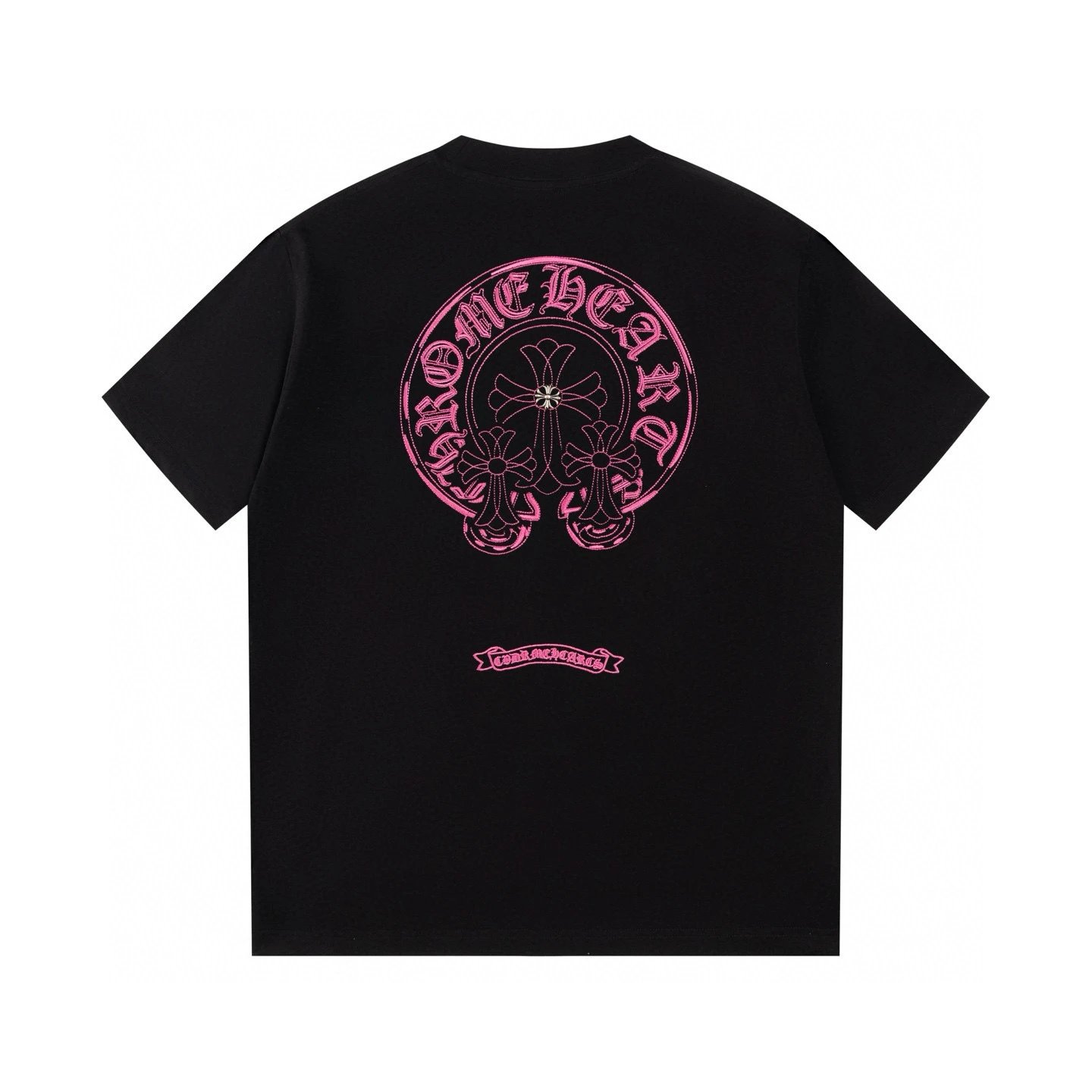 Chrome Hearts Chain Necklace Print Black T-Shirt - 17