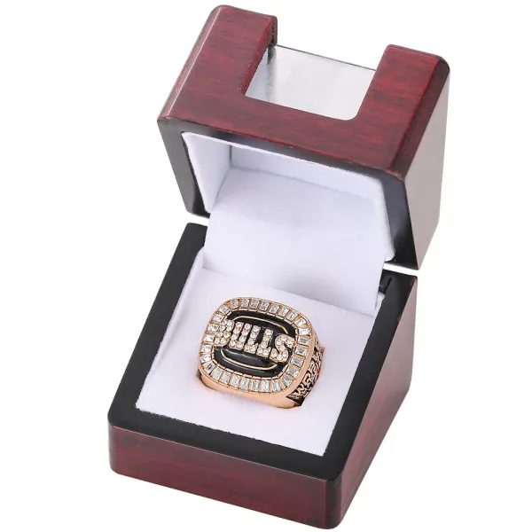 Design Wooden Ring Box Brown Jewelry Box Jewelry - 2
