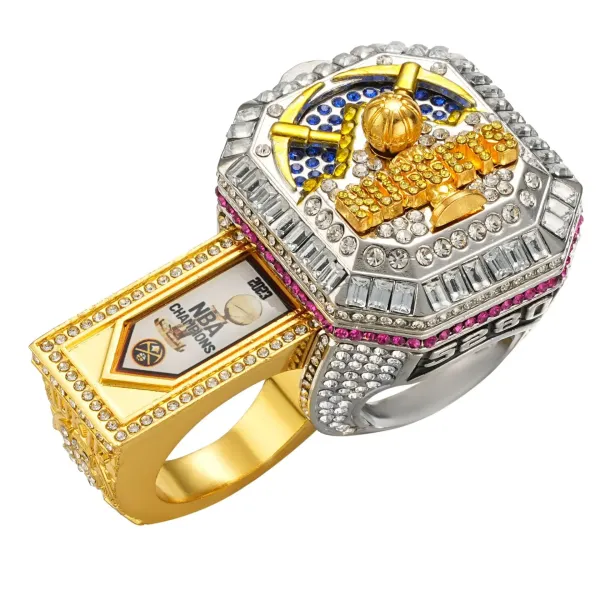NBA Denver Nuggets 2023 Championship Ring Gold Silver Multicolor Jewelry - 1