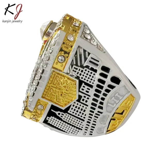 Design Cleveland Cavaliers NBA Championship Ring Replica Gold Multicolor Ring Jewelry - 4