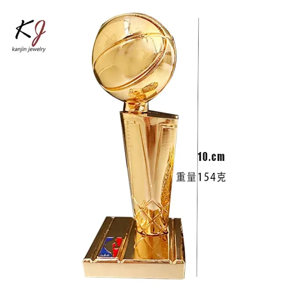 Design Kanjin Jewelry NBA Championship Trophy Replica Gold Decorative Trophy Accessories - 1