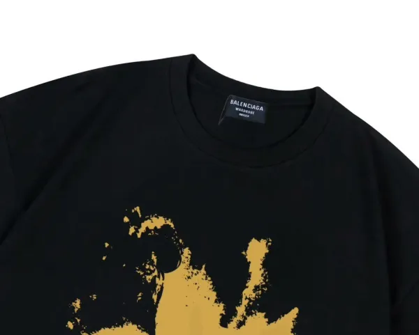 Balenciaga Paris Sunset Graphic T-Shirt Black - 21