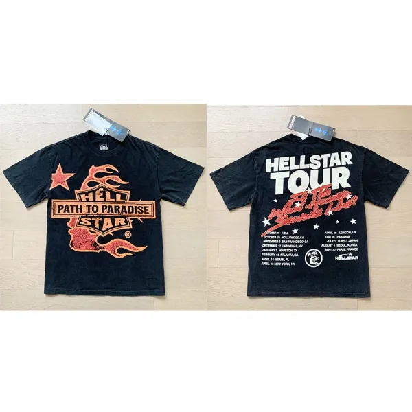 Hellstar Path to Paradise Tour Tee Black T-Shirt - 1