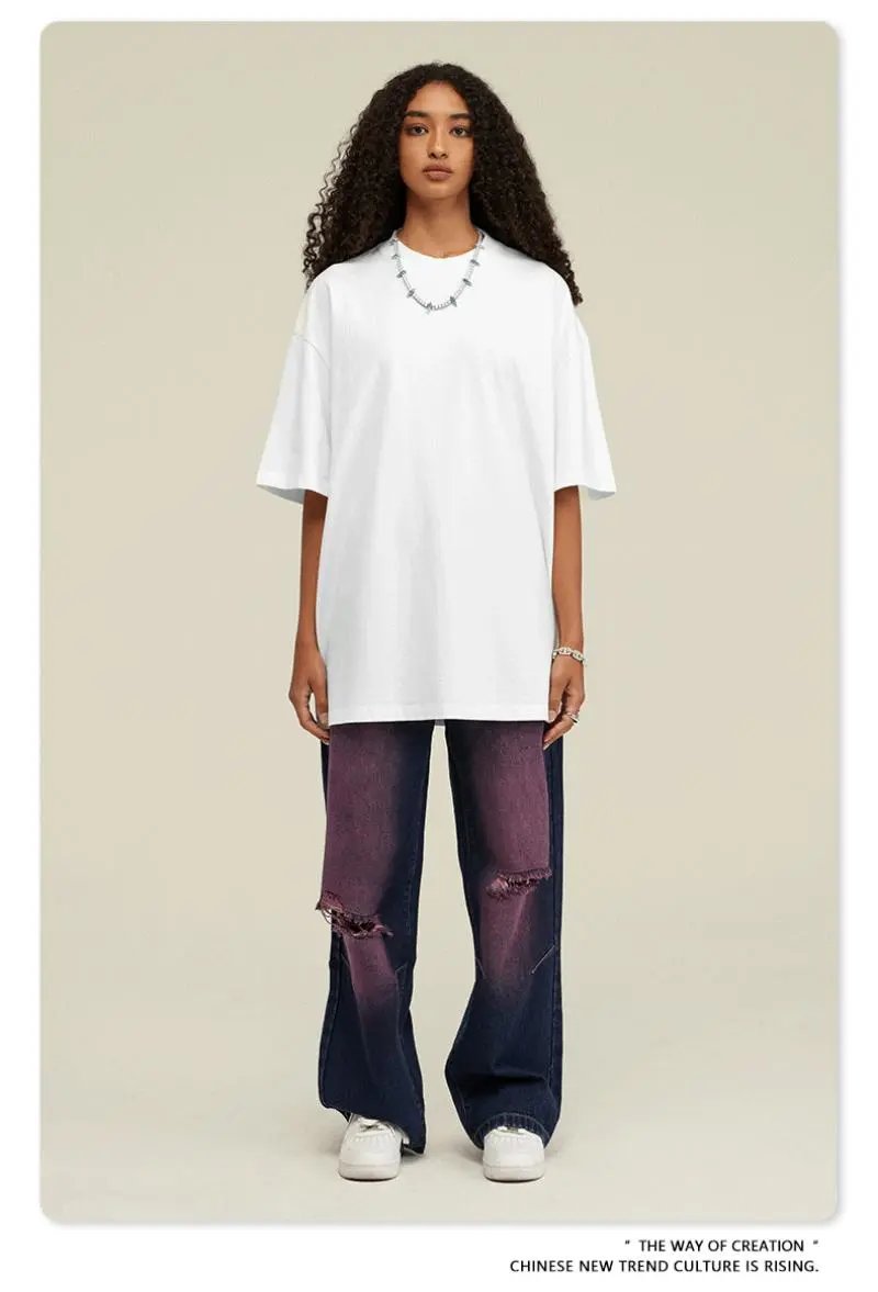 Design Beingmove Washed Beige Oversized T-Shirt T-Shirts - 19