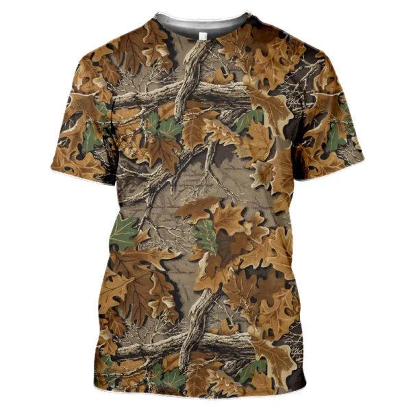 Design Woodland Snipe Camo Print T-Shirt - 3
