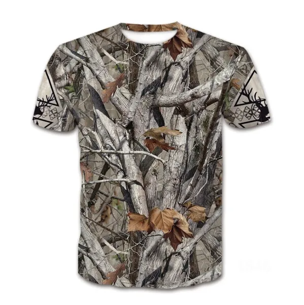 Design Woodland Snipe Camo Print T-Shirt - 20
