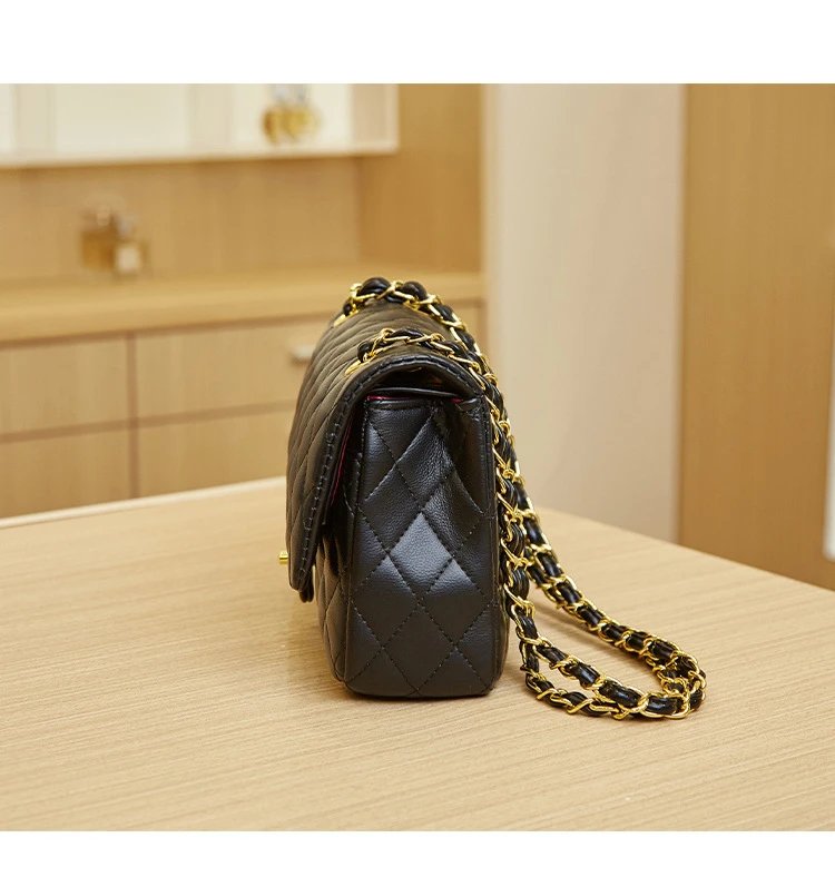 Chanel Classic Flap Bag Beige Quilted Chain Shoulder Bag - 30