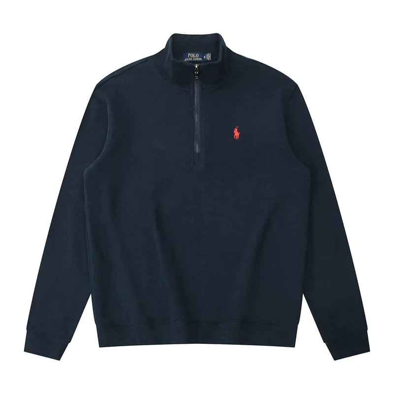 603 Half-Zip Royal Blue Red Horse