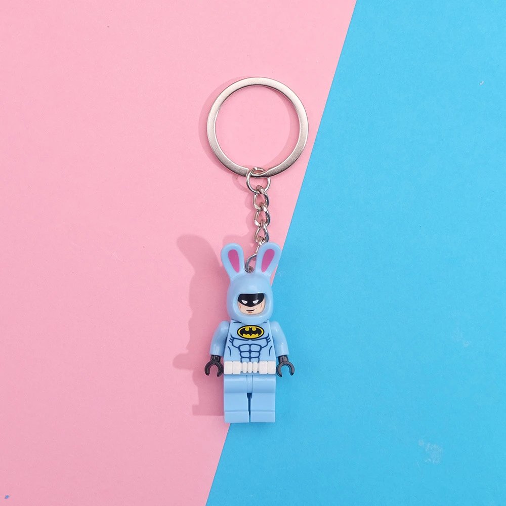 Rabbit Batman Keychain
