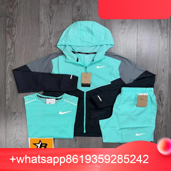 The Miller hooded three piece set features black zippers