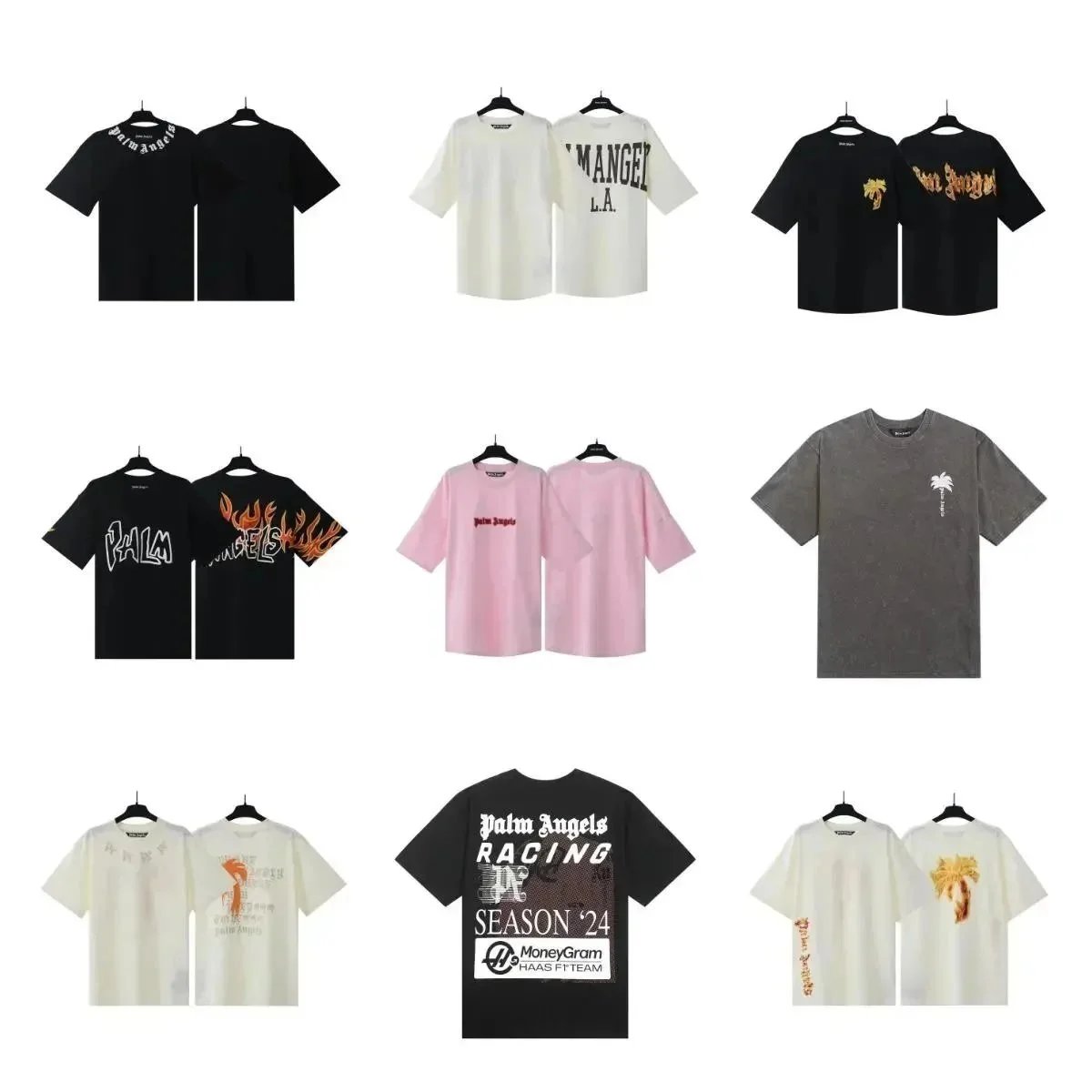 Palm Angels Racing Season '24 T-Shirt - Black - 131103