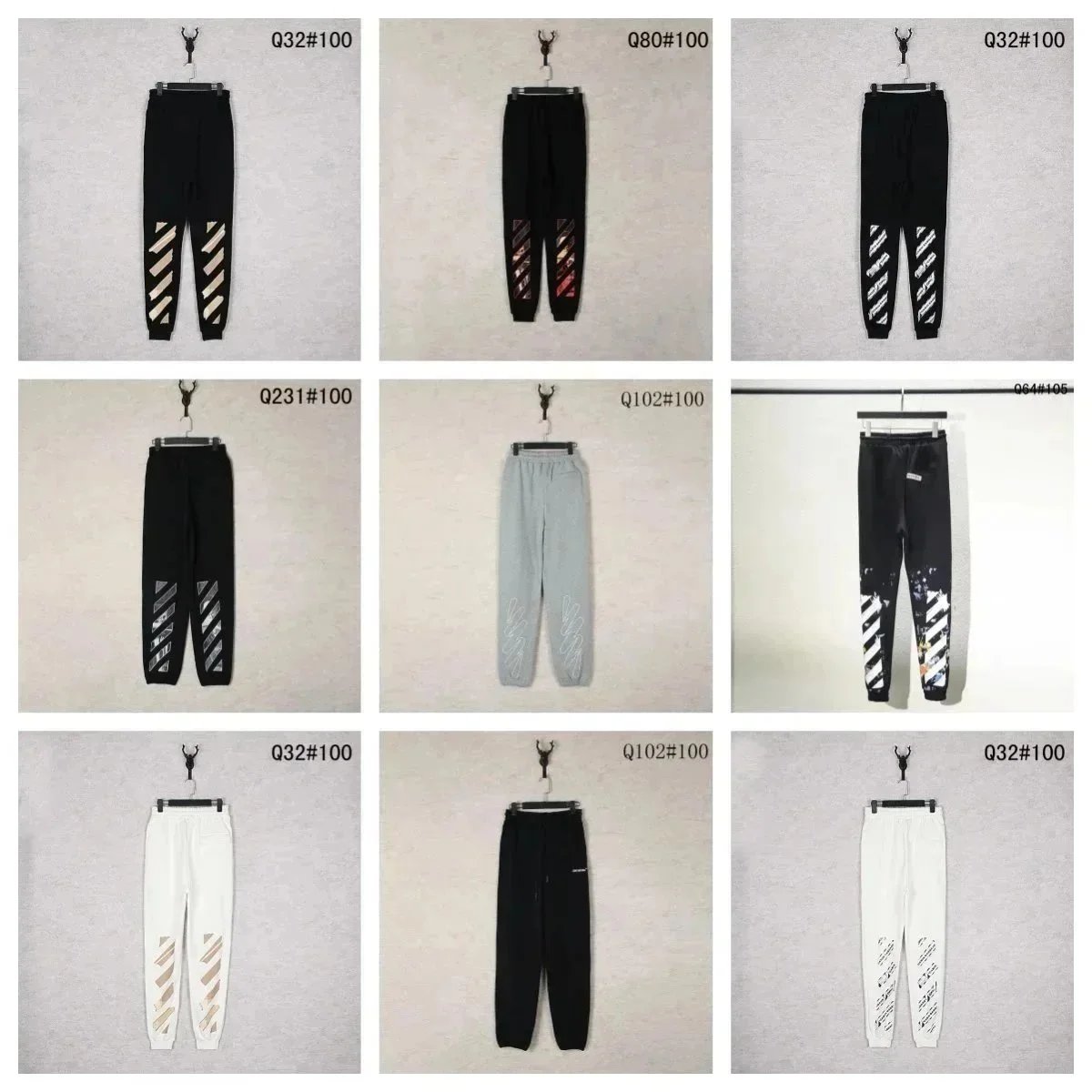 Stylish Printed Jogger Pants for Men and Women - 131546