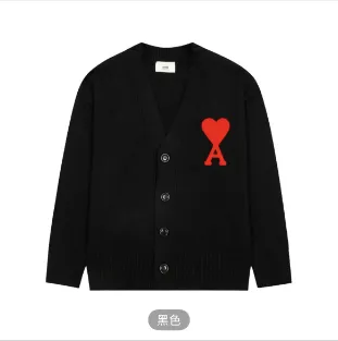 Comme des Garçons Play Heart Logo Black Cardigan - 1
