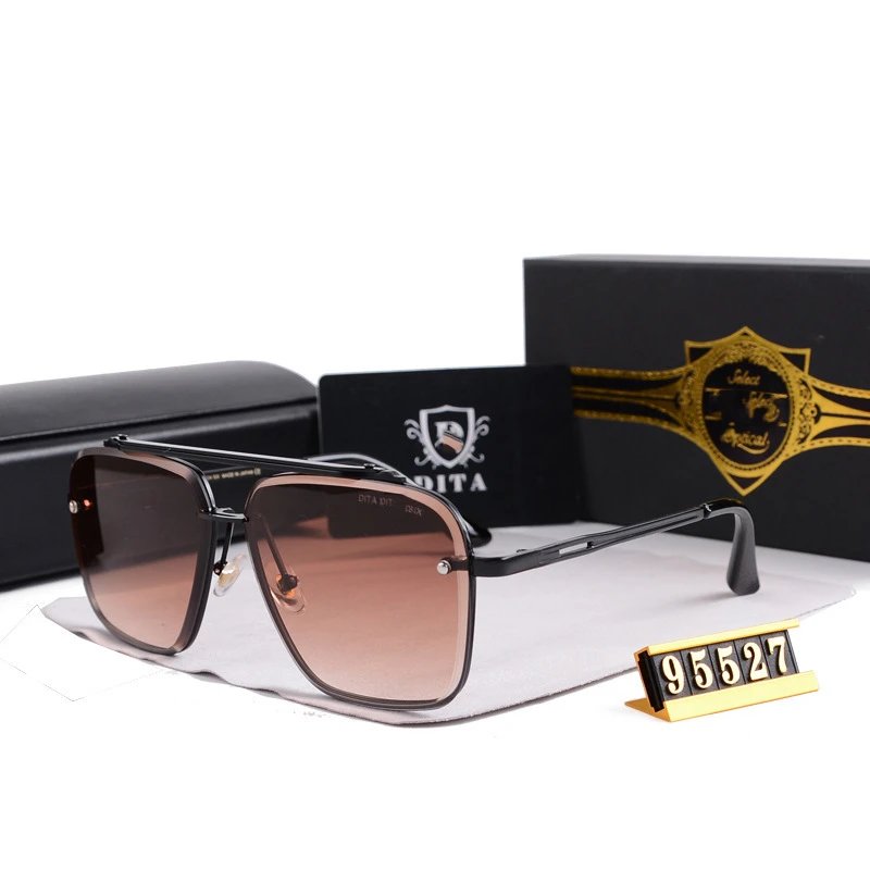 Retro Double Beam Metal Square Outdoor Driving Sun