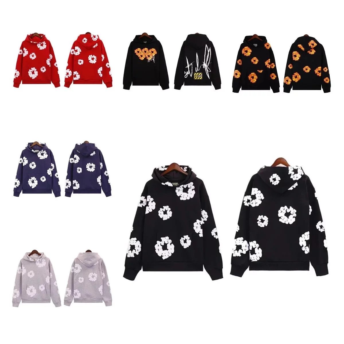 Floral Print Hoodies [12 style