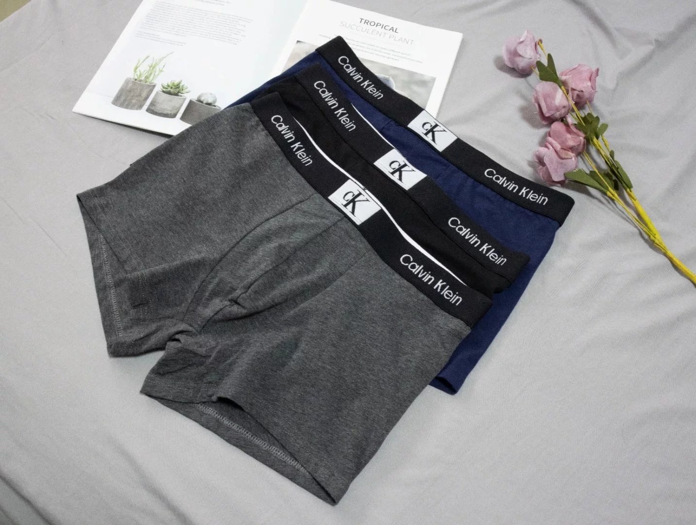 Comfortable and warm fashion mens small square underwear 001 4