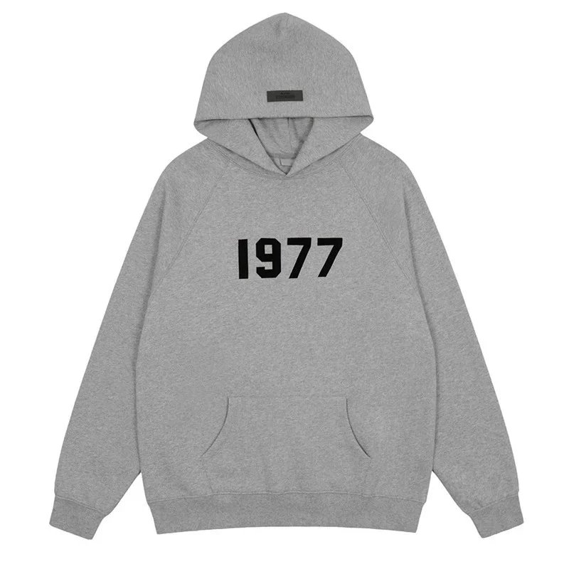 Hooded dark gray