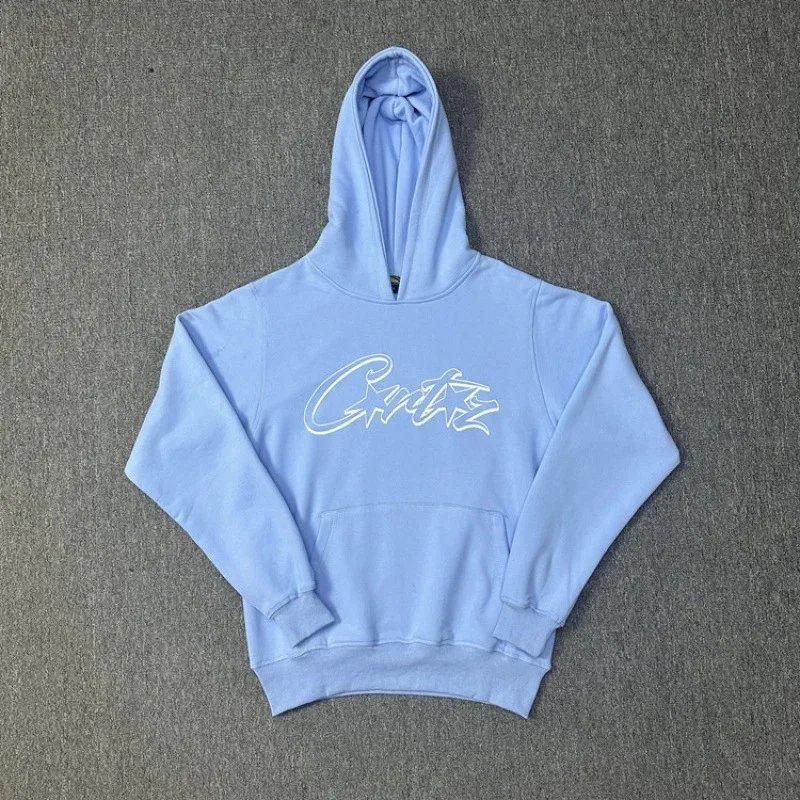 Monogrammed Sweatshirt Sky Blue