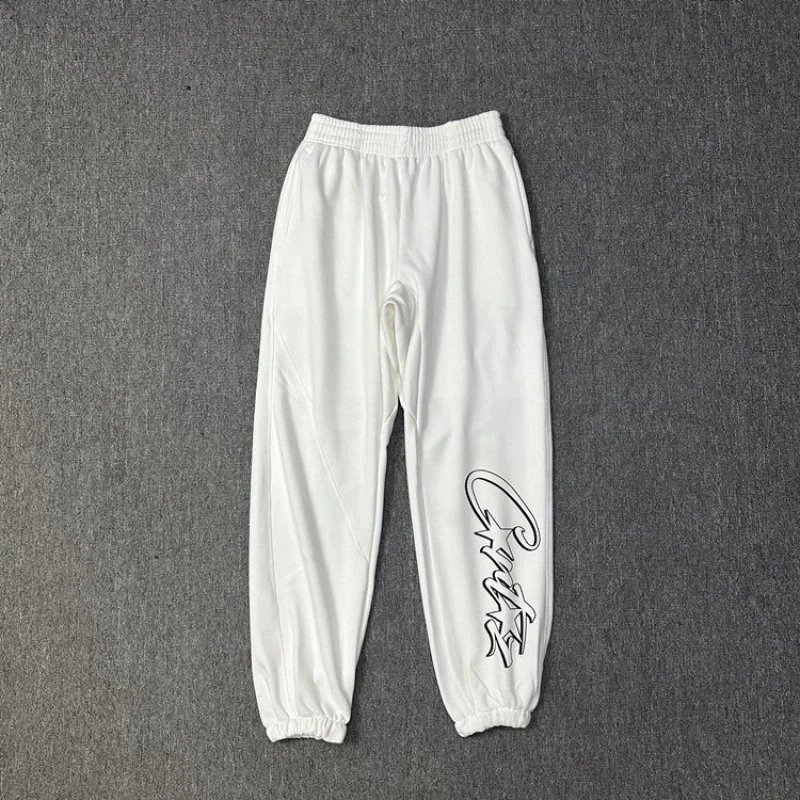 Monogrammed Pants White