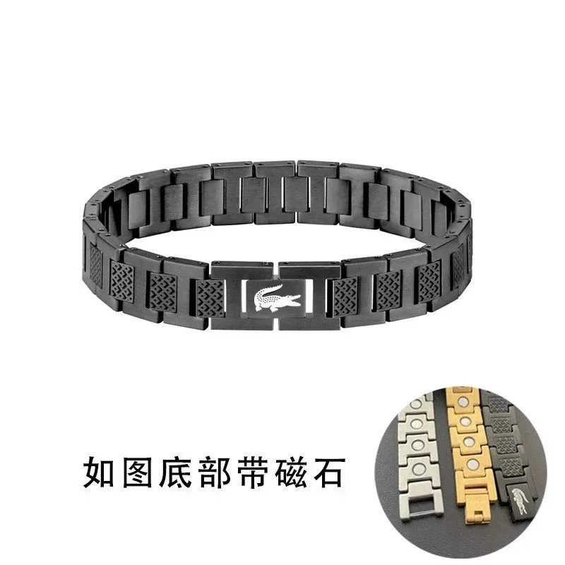 Lacoste Jewelry Crocodile Logo Chain and Link Bracelets — 8 has a magnet