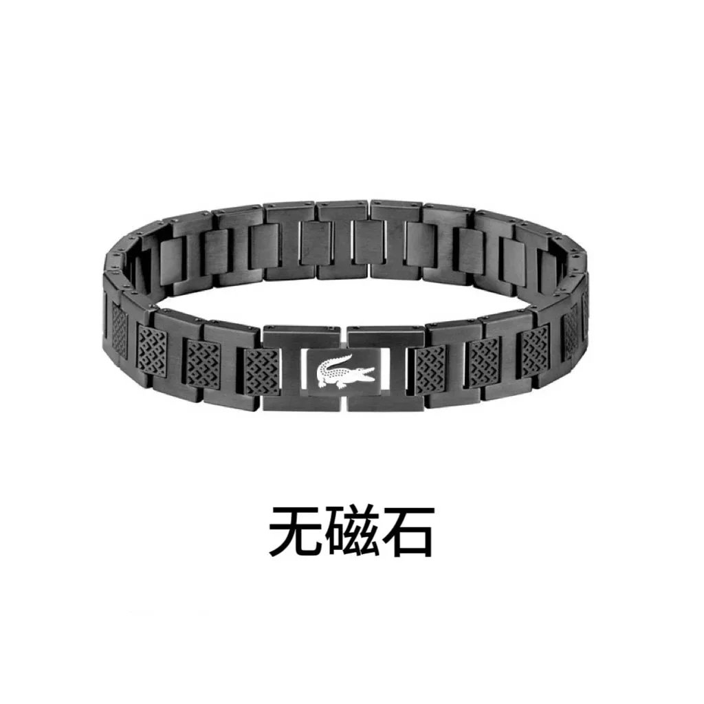 Lacoste Jewelry Crocodile Logo Chain and Link Bracelets — 5 No magnet
