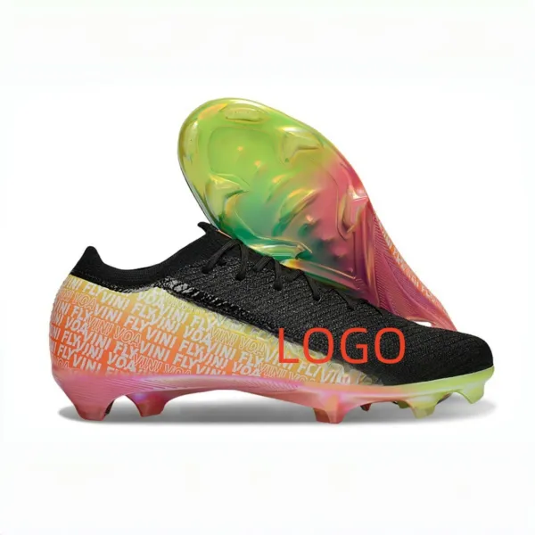 Nike Mercurial Superfly VIII Elite FG Yellow Orange Multicolor Football Cleats Running Shoes - 4
