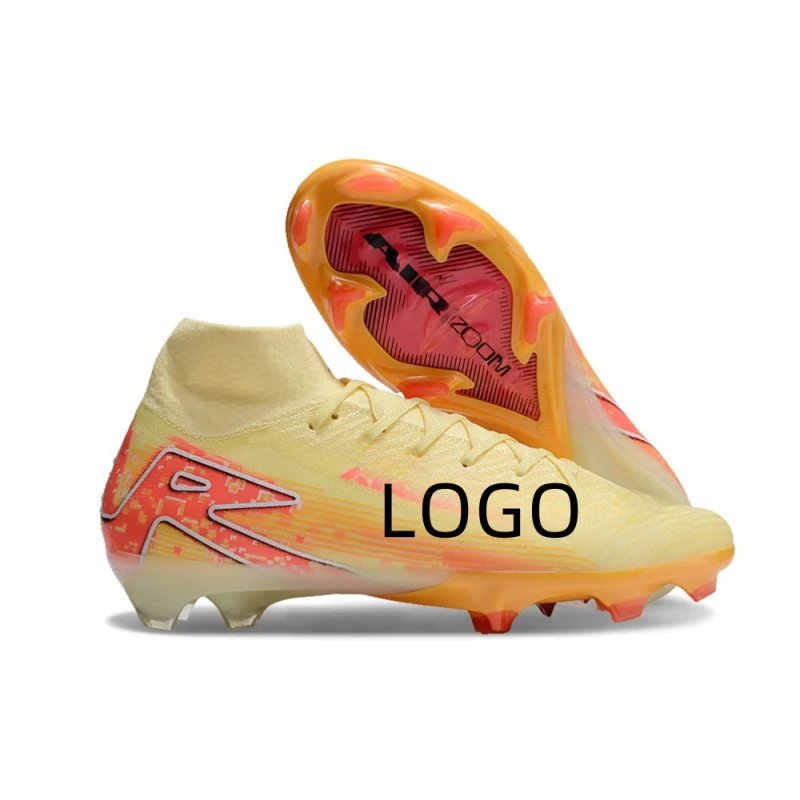 Nike Mercurial Superfly VIII Elite FG Yellow Orange Multicolor Football Cleats Sneakers