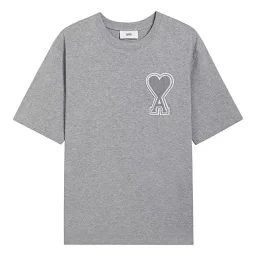 thumbnail for Am fashion round hole short sleeve T-shirt trendy high quality